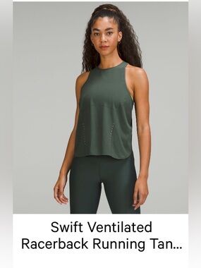 Swift Ventilated Racerback Running Tank Top